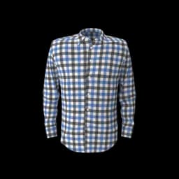Blue & Black Check Shirt
